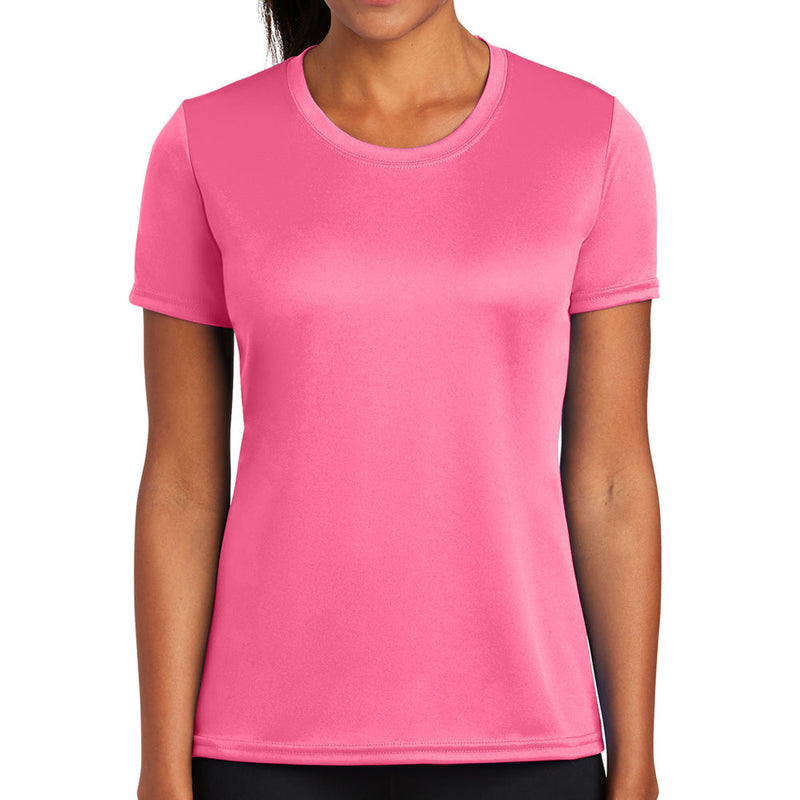 Women's Big Size Port & Company Polyester Performance T-Shirt