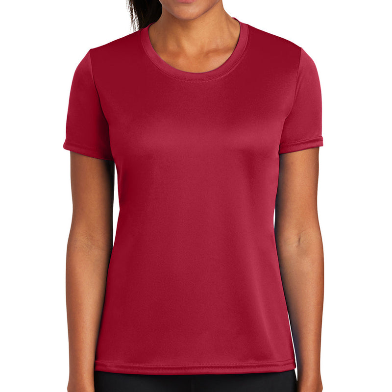 Women's Big Size Port & Company Polyester Performance T-Shirt