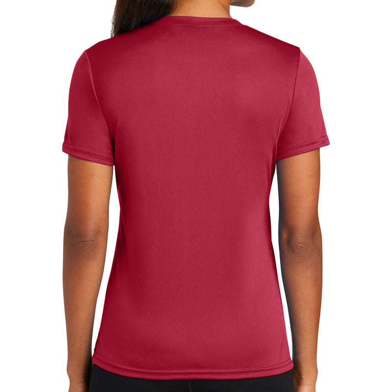Women's Big Size Port & Company Polyester Performance T-Shirt