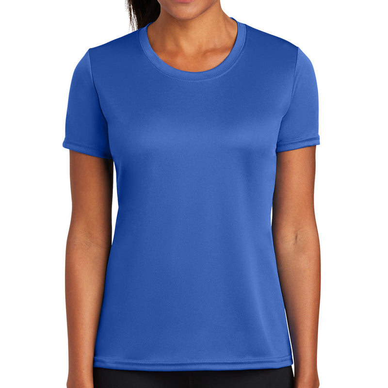 Women's Big Size Port & Company Polyester Performance T-Shirt