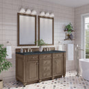 James Martin Bristol 60" Double Bathroom Vanity, Whitewashed Walnut