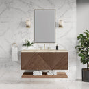 James Martin Marcello 48" Floating Single Bathroom Vanity, Chestnut