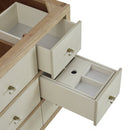 James Martin Celeste 48" Single Bathroom Vanity, Sunwashed Oak with Embossed Shagreen Drawer Fronts