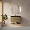 James Martin Allamari 36" Floating Single Bathroom Vanity, Dune Mist
