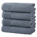 Cotton Diamond Waffle Weave Bath Towel Set - Grayson Collection by Great Bay Home