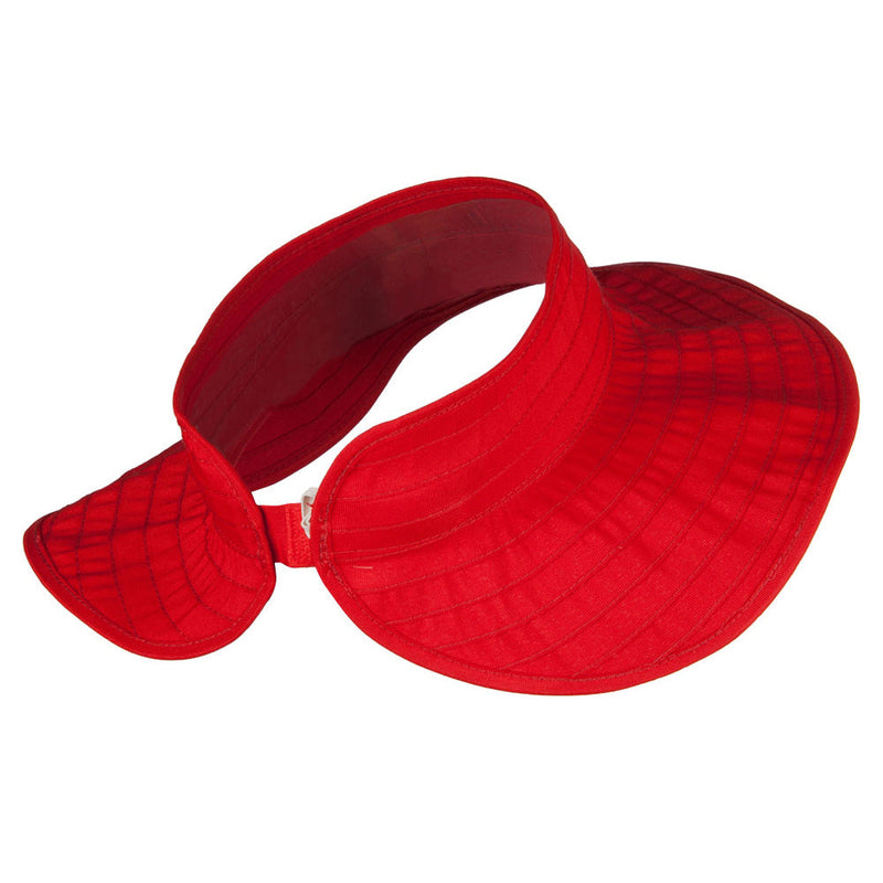 Women's UPF 40+ Roll Up Gardening Visor