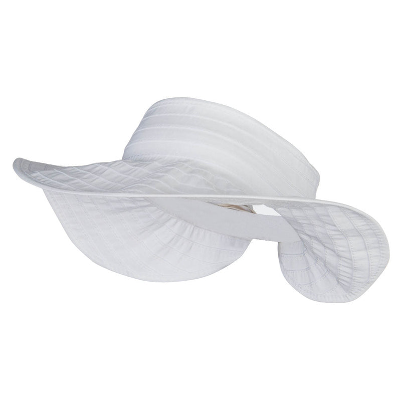 Women's UPF 40+ Roll Up Gardening Visor