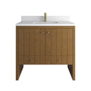 James Martin Hudson 36" Single Bathroom Vanity, Honey Oak