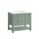 James Martin Breckenridge 36" Single Bathroom Vanity, Smokey Celadon