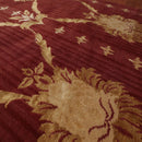 6' x 9' Couristan Hand Knotted Wool & Silk S.fine Damask Tibetan Area Rug Rust