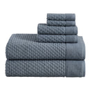 Cotton Diamond Waffle Weave Bath Towel Set - Grayson Collection by Great Bay Home