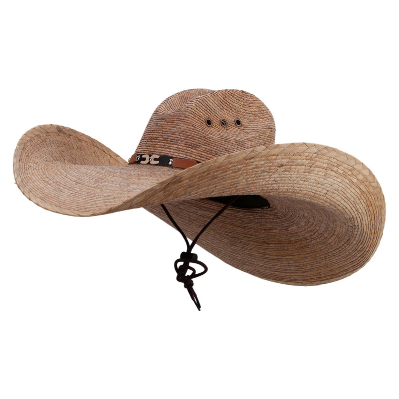 Wide Brim Western Cowboy Straw Hat