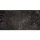 Weathered Black Matte Concrete Look Porcelain Tiles 12x24