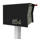 NEW! The Retrobox Locking Package Dropbox in JET BLACK - Modern Mailbox