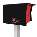 NEW! The Retrobox Locking Package Dropbox in JET BLACK - Modern Mailbox