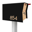 NEW! The Retrobox Locking Package Dropbox in JET BLACK - Modern Mailbox
