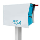 NEW! The Retrobox Locking Package Dropbox in ARCTIC WHITE - Modern Mailbox