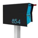 NEW! The Retrobox Locking Package Dropbox in JET BLACK - Modern Mailbox