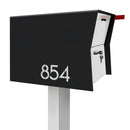 NEW! The Retrobox Locking Package Dropbox in JET BLACK - Modern Mailbox