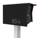 NEW! The Retrobox Locking Package Dropbox in JET BLACK - Modern Mailbox