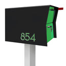 NEW! The Retrobox Locking Package Dropbox in JET BLACK - Modern Mailbox