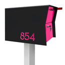 NEW! The Retrobox Locking Package Dropbox in JET BLACK - Modern Mailbox