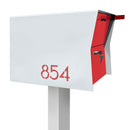 NEW! The Retrobox Locking Package Dropbox in ARCTIC WHITE - Modern Mailbox