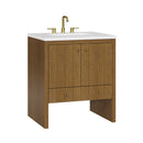 James Martin Hudson 30" Single Bathroom Vanity, Honey Oak