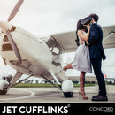 JET CUFFLINKS - CRAFTED FROM THE MIGHTY BOEING 747 by Concord Aerospace