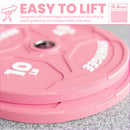 Synergee Pink EZ Grip Bumper Plates