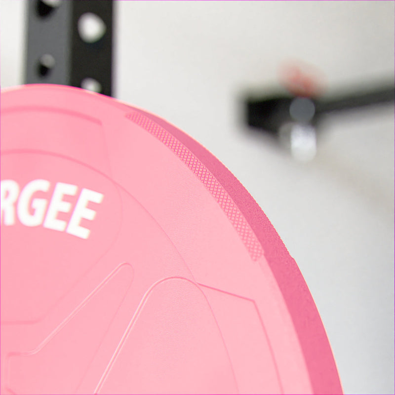 Synergee Pink EZ Grip Bumper Plates