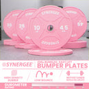 Synergee Pink EZ Grip Bumper Plates