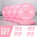 Synergee Pink EZ Grip Bumper Plates