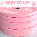 Synergee Pink EZ Grip Bumper Plates