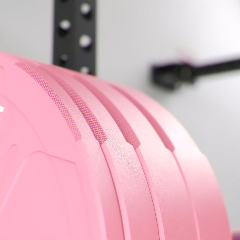 Synergee Pink EZ Grip Bumper Plates