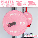 Synergee Pink EZ Grip Bumper Plates