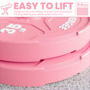 Synergee Pink EZ Grip Bumper Plates