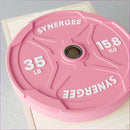 Synergee Pink EZ Grip Bumper Plates