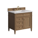 James Martin Brittany 36" Single Bathroom Vanity, Pecan