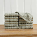 100% Cotton Checkered Jacquard Bath Towel Set - Giuliana Collection by Great Bay Home
