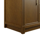 James Martin Bellshire 120" Single Bathroom Vanity, Honey Oak
