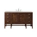 James Martin Addison 60" Single Bathroom Vanity, Mid-Century Acacia