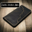 Badge Long Wallet by Bull Sheath Leather