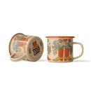 Western Bloom Enamel Mug 16oz by Trek Light