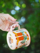 Western Bloom Enamel Mug 16oz by Trek Light