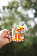Western Bloom Enamel Mug 16oz
