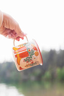 Western Bloom Enamel Mug 16oz