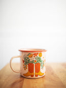 Western Bloom Enamel Mug 16oz