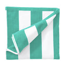 Cotton Velour Cabana Stripe Beach Towel - Novia Collection by Great Bay Home