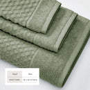 Cotton Diamond Waffle Weave Bath Towel Set - Grayson Collection by Great Bay Home